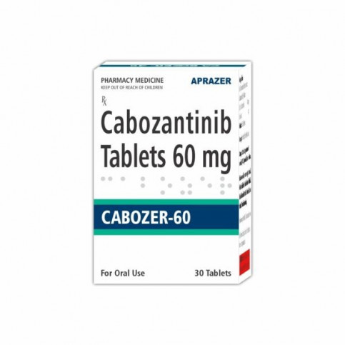 Купить Кабометикс табл. 60 мг полный аналог Кабозантиниб :: Cabozer 60 mg №30 в Казани в Тюмени